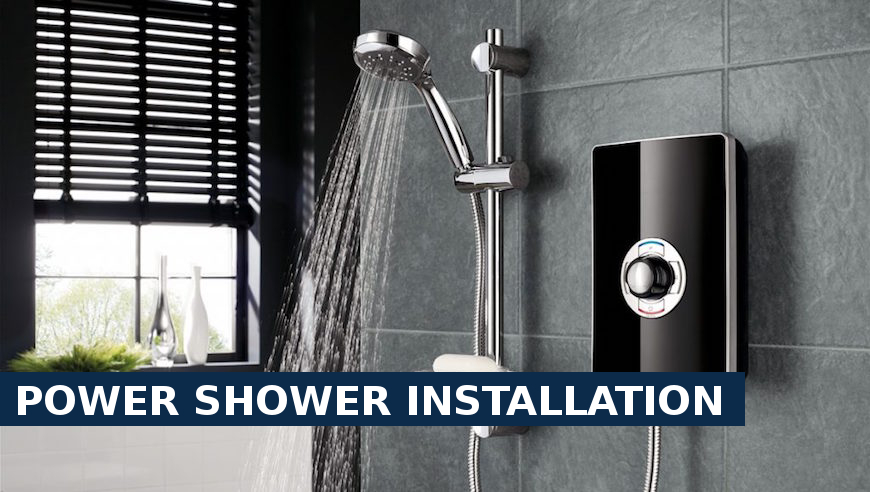 Power shower installation Barnet